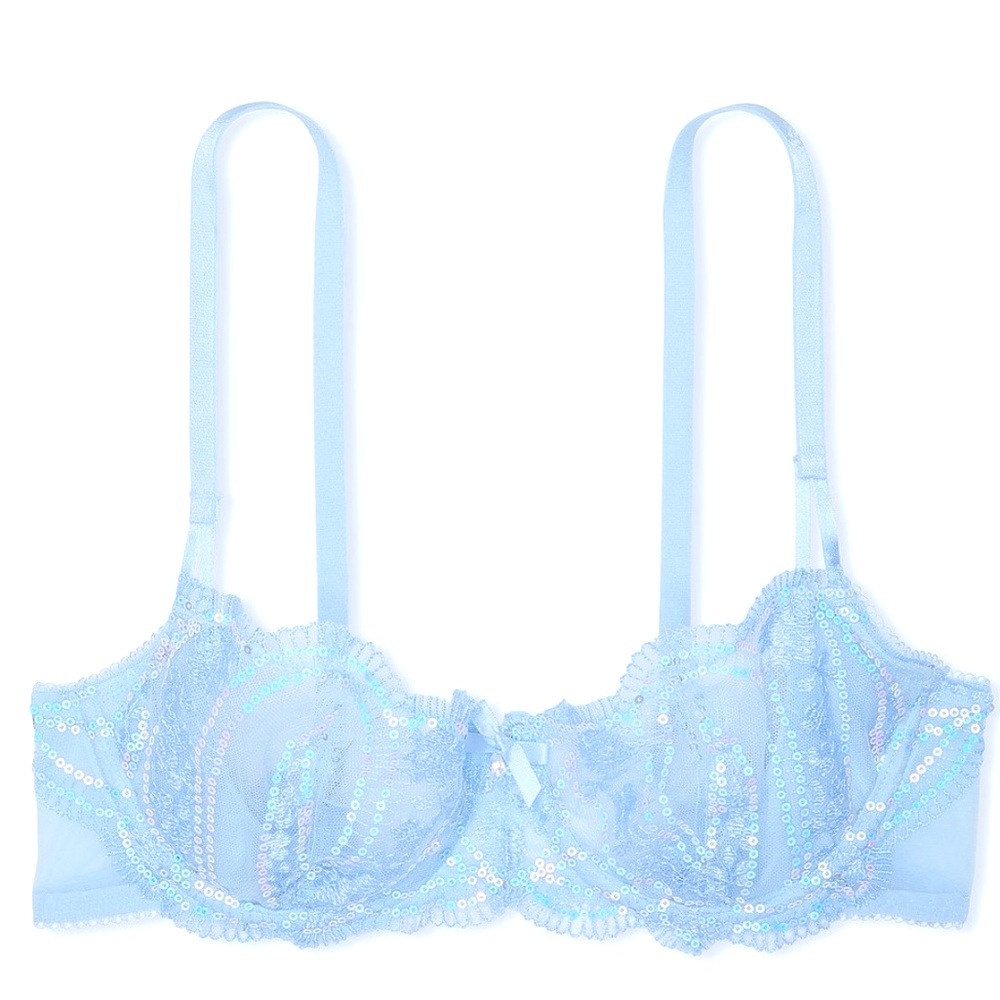 Victoria’s Secret Dream Angels Iridescent Embroidered sequins Balconette Bra